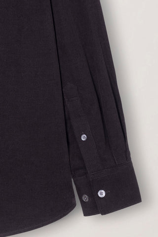 UNISEX CORDUROY SHIRT DARK BROWN