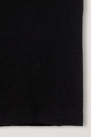 ESSENTIAL ROLL NECK TOP BLACK