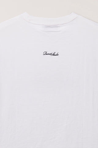 UNISEX APPLIQUE YACHT T-SHIRT OFF WHITE