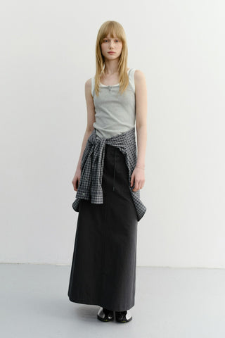 PETIT SLEEVELESS TOP MELANGE GREY