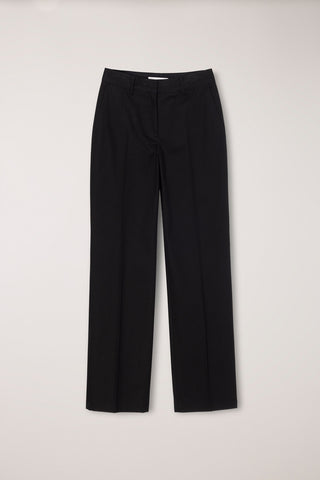 SUMMER STRAIGHT CHINO SLACKS BLACK