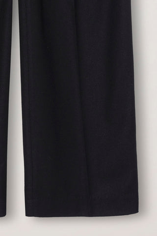 WINTER FLANNEL SLACKS BLACK