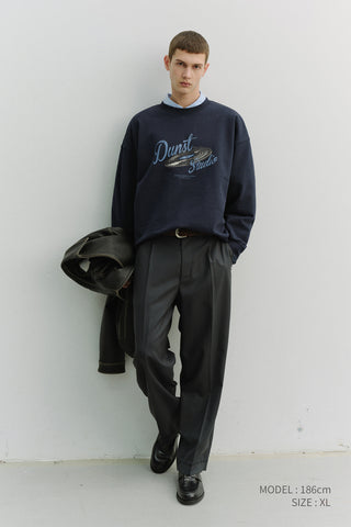 UNISEX VINYL SWEATSHIRT FRENCH NAVY