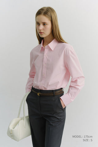 UNISEX SOFT POPLIN SHIRT SOFT PINK