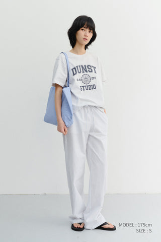 UNISEX CLASSIC LOGO T-SHIRT LIGHT MELANGE GREY