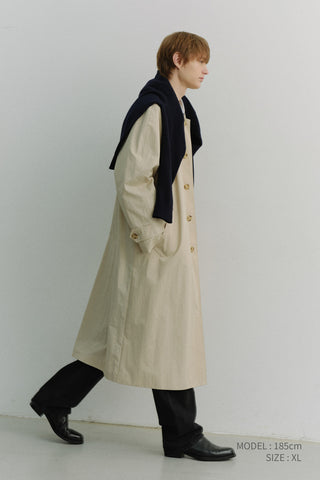 UNISEX REFINED MAC COAT BEIGE