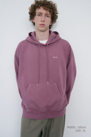 UNISEX GARMENT DYED HOODIE PURPLE