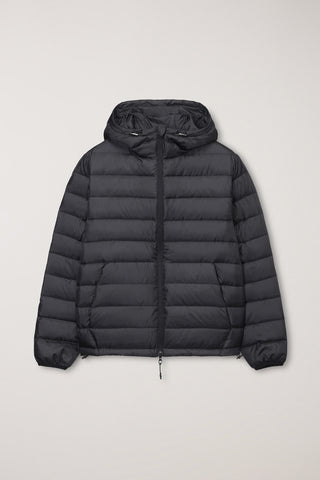 UNISEX LIGHT GOOSE DOWN JACKET BLACK
