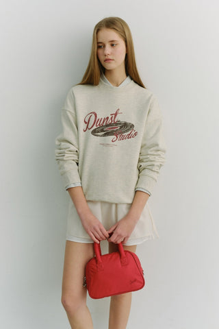 UNISEX VINYL SWEATSHIRT OATMEAL MELANGE