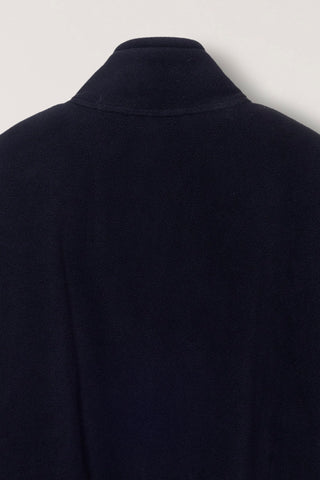 UNISEX ZIP-UP FLEECE SWEATSHIRT BLACK