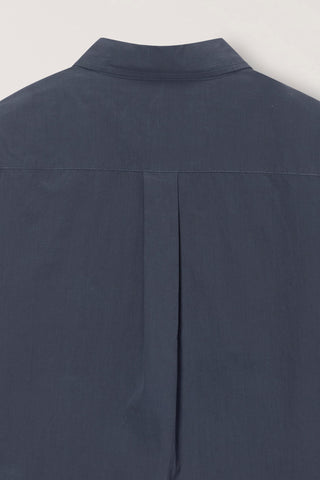 UNISEX REFINED COTTON SHIRT WASHED BLACK