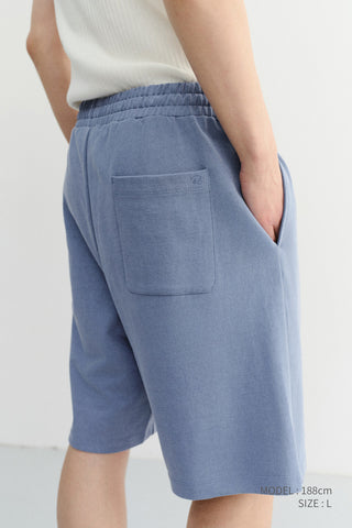 UNISEX PIGMENT RELAXED BEACH SHORTS BLUE
