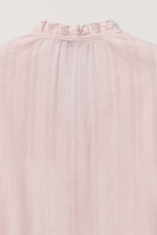 JANE FRILL BLOUSE SOFT PINK