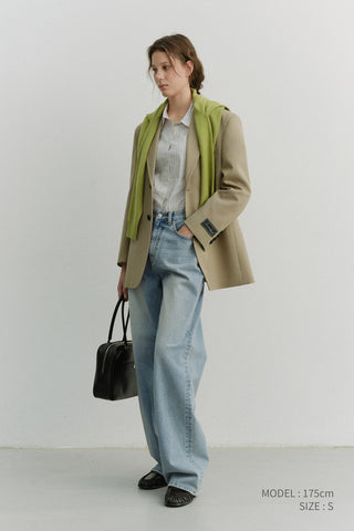 RELAXED WIDE JEANS LIGHT BLUE