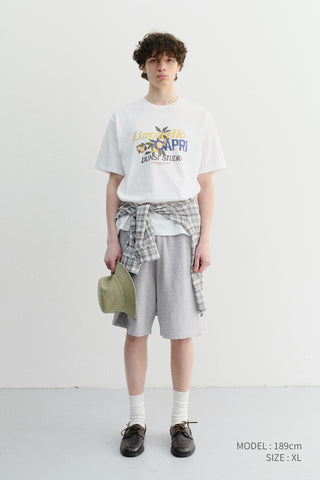 UNISEX LIMONCELLO T-SHIRT OFF WHITE