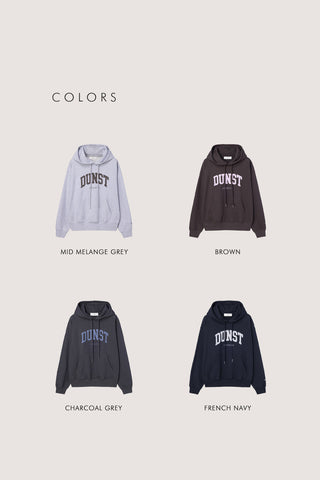 UNISEX ARCH LOGO HOODIE BROWN