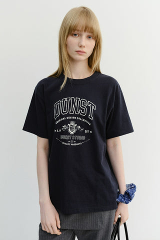 UNISEX CUPID ARCH LOGO T-SHIRT FRENCH NAVY