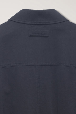 UNISEX COLLARED BLOUSON JACKET NAVY