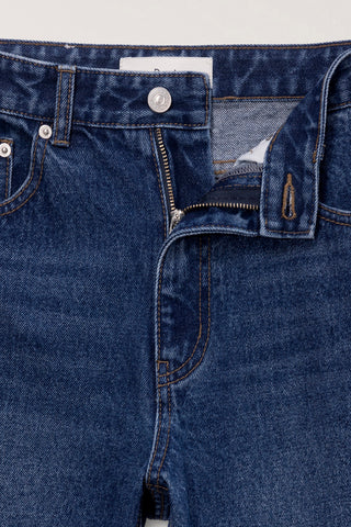 ESSENTIAL CROPPED JEANS CLASSIC BLUE