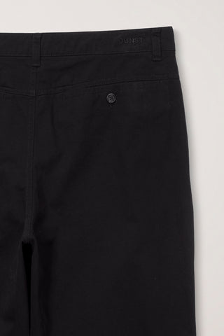 STRAIGHT CHINO SLACKS BLACK