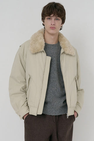 UNISEX FLIGHT PADDED JACKET BEIGE