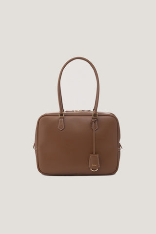 CLASSIC 28 LEATHER BAG TAN