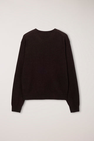 UNISEX ESSENTIAL CREWNECK SWEATER BROWN