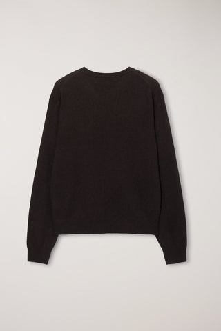 UNISEX ESSENTIAL CREWNECK SWEATER BROWN