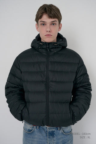 UNISEX LIGHT GOOSE DOWN JACKET BLACK
