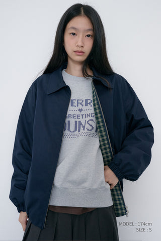 UNISEX PIXEL SWEATSHIRT MID MELANGE GREY