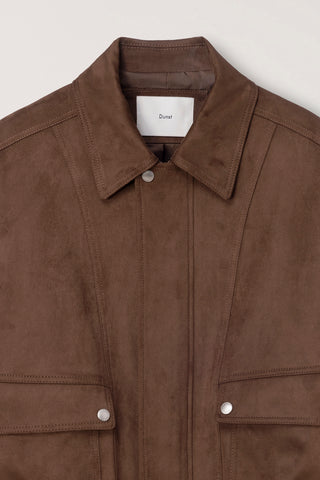 UNISEX ALTER-SUEDE ZIP-UP BLOUSON CAMEL SUEDE