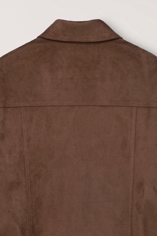 UNISEX ALTER-SUEDE ZIP-UP BLOUSON CAMEL SUEDE