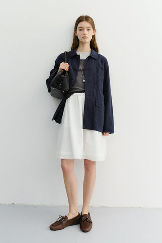 UNISEX CHORE JACKET NAVY - Dunst