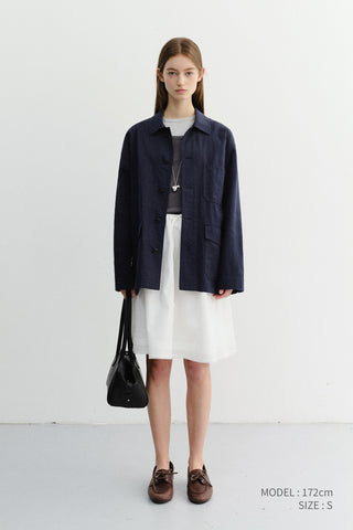 UNISEX CHORE JACKET NAVY - Dunst