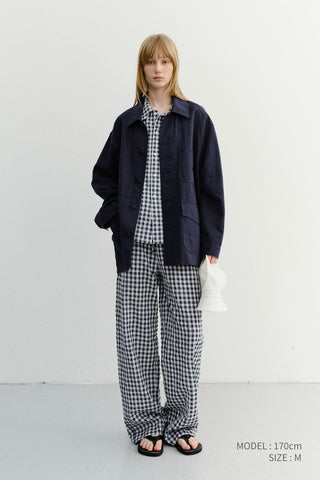 UNISEX CHORE JACKET NAVY - Dunst