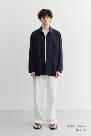 UNISEX CHORE JACKET NAVY - Dunst