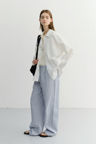 UNISEX CHORE JACKET WHITE - Dunst