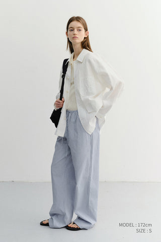 UNISEX CHORE JACKET WHITE - Dunst
