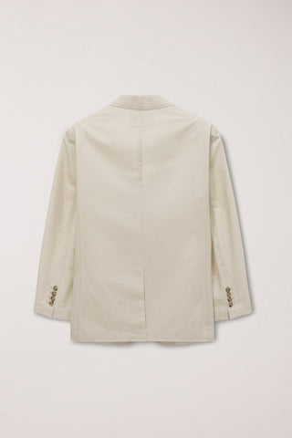 UNISEX CLASSIC LINEN JACKET CREAM - Dunst