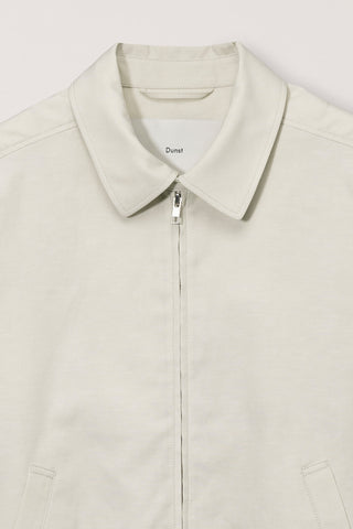 UNISEX COLLARED LIGHT BLOUSON JACKET IVORY - Dunst