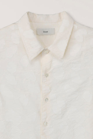 UNISEX HOLIDAY JACQUARD SHIRT CREAM JACQUARD - Dunst