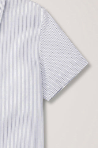 UNISEX HOLIDAY STRIPED SHIRT SOFT BLUE STRIPE - Dunst