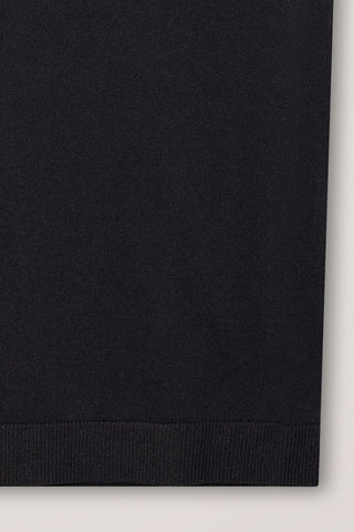UNISEX SHEER LAYERING KNIT VEST BLACK - Dunst