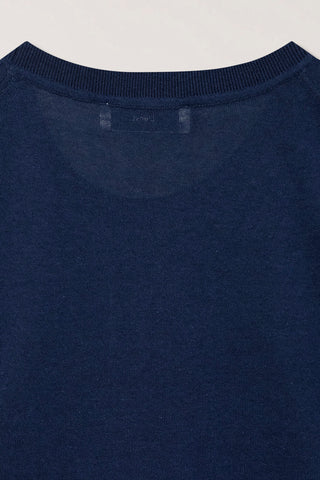 UNISEX SHEER LAYERING KNIT VEST NAVY - Dunst