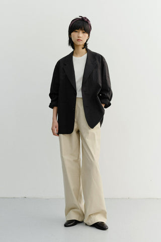UNISEX SOFT TAILORED JACKET BLACK - Dunst