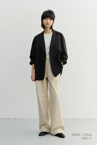 UNISEX SOFT TAILORED JACKET BLACK - Dunst
