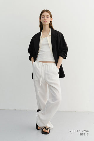 UNISEX SOFT TAILORED JACKET BLACK - Dunst