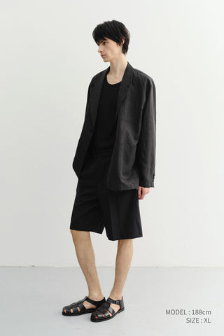 UNISEX SOFT TAILORED JACKET BLACK - Dunst