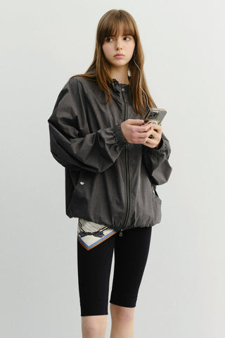 UNISEX SUMMER BREEZE WINDBREAKER BLACK - Dunst