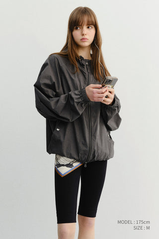 UNISEX SUMMER BREEZE WINDBREAKER BLACK - Dunst